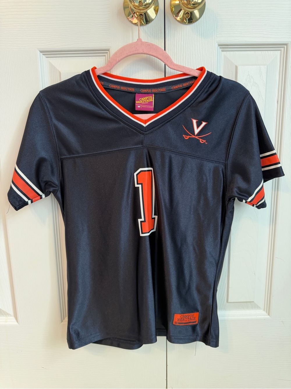 Campus Heritage Kids Navy Jersey with Orange & White Trim